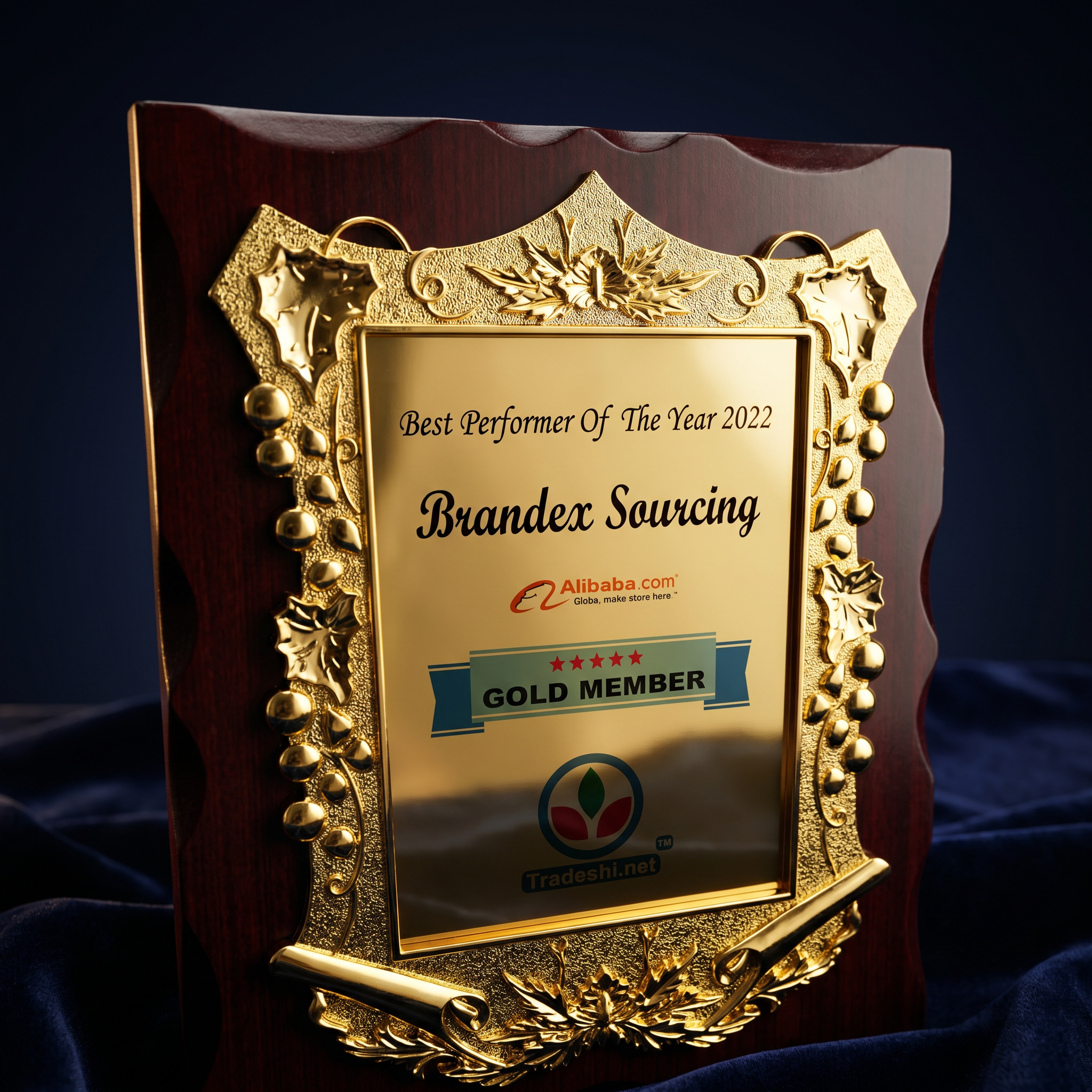 Alibaba Best Performer 2022 Gold Member Award — Brandex Sourcing